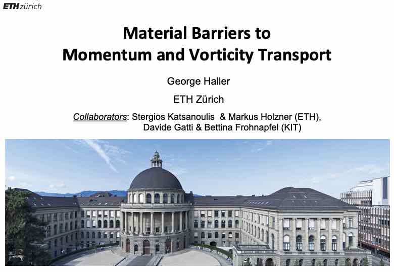 George Haller Lecture Objective Barriers Active Transport